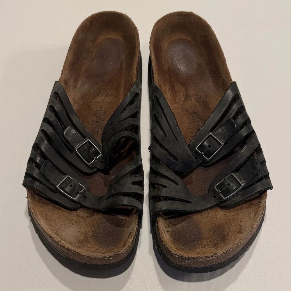 Birkenstock Black Strappy Sandals